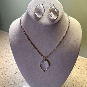 **SOLD**. Kendra Scott Corla necklace & Corley earrings